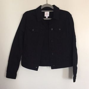 NWT Lularoe Harvey Black Denim Jacket